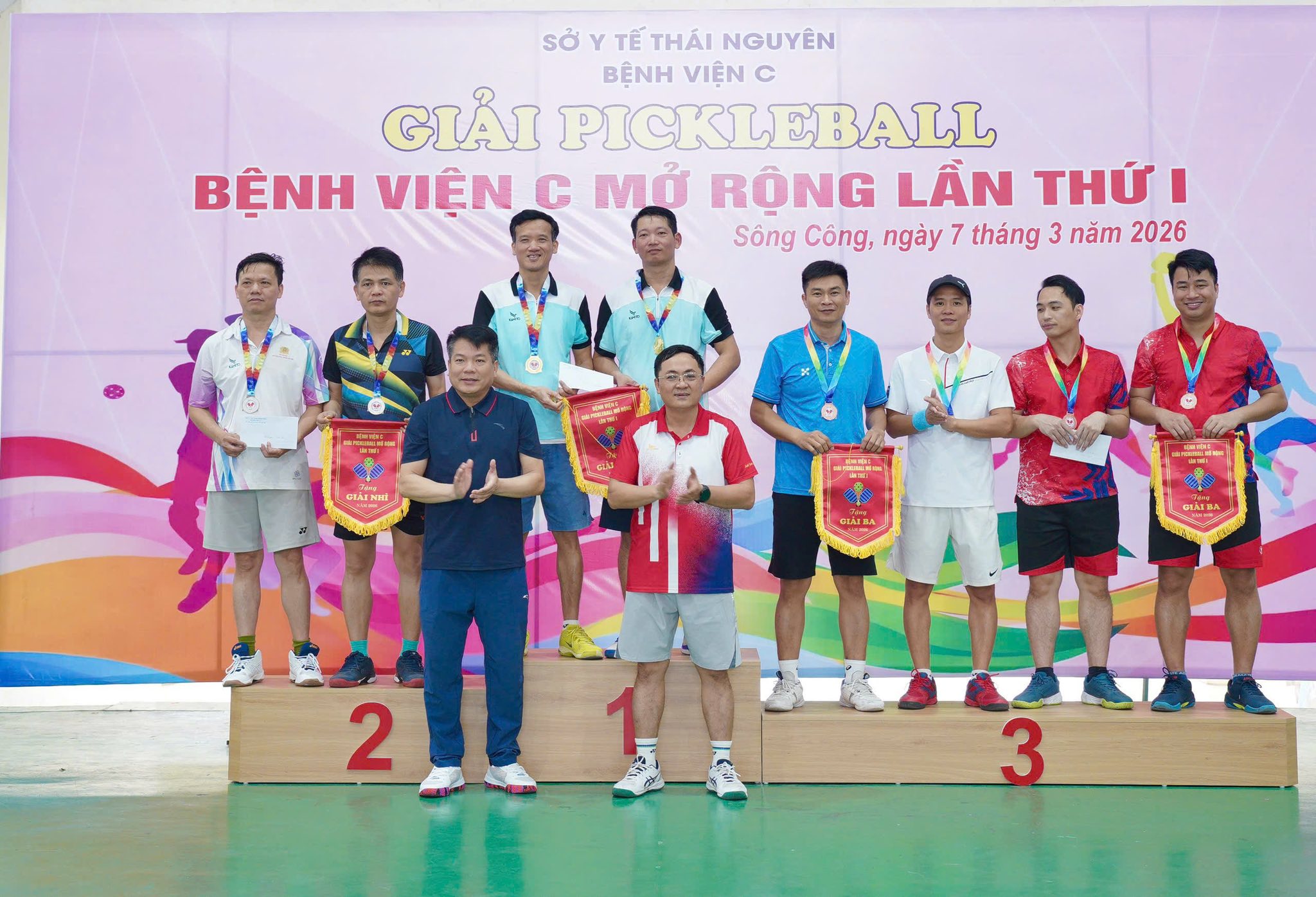 VCTECH ghi dấu ấn tại Giải Pickleball Bệnh viện C mở rộng lần thứ I năm 2026